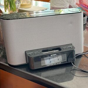 Sony Model ICF-CS10iP iPod Docking Station with Am/Fm Clock Radio